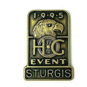 Harley Owners Group HOG Sturgis 1995 Motorcycle Rally Vintage Hat Vest P…